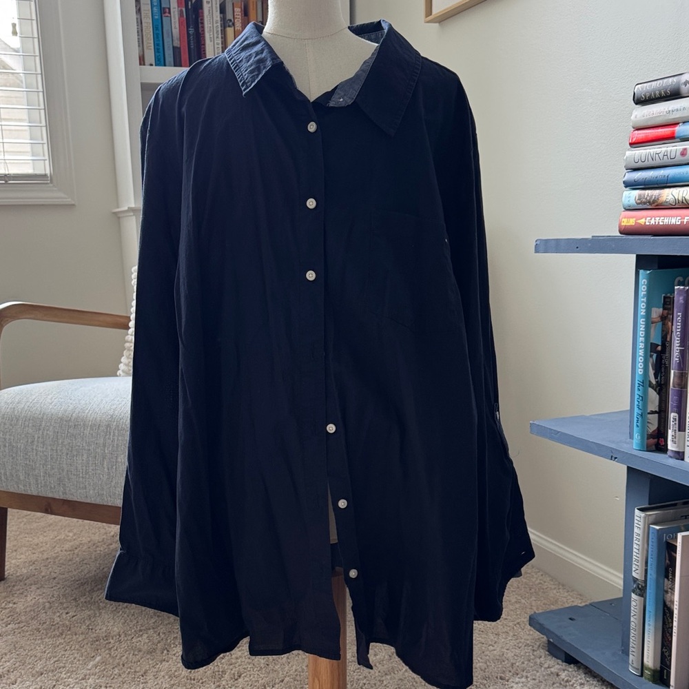 Tommy Hilfiger Dark Casual Button-Down Shirt